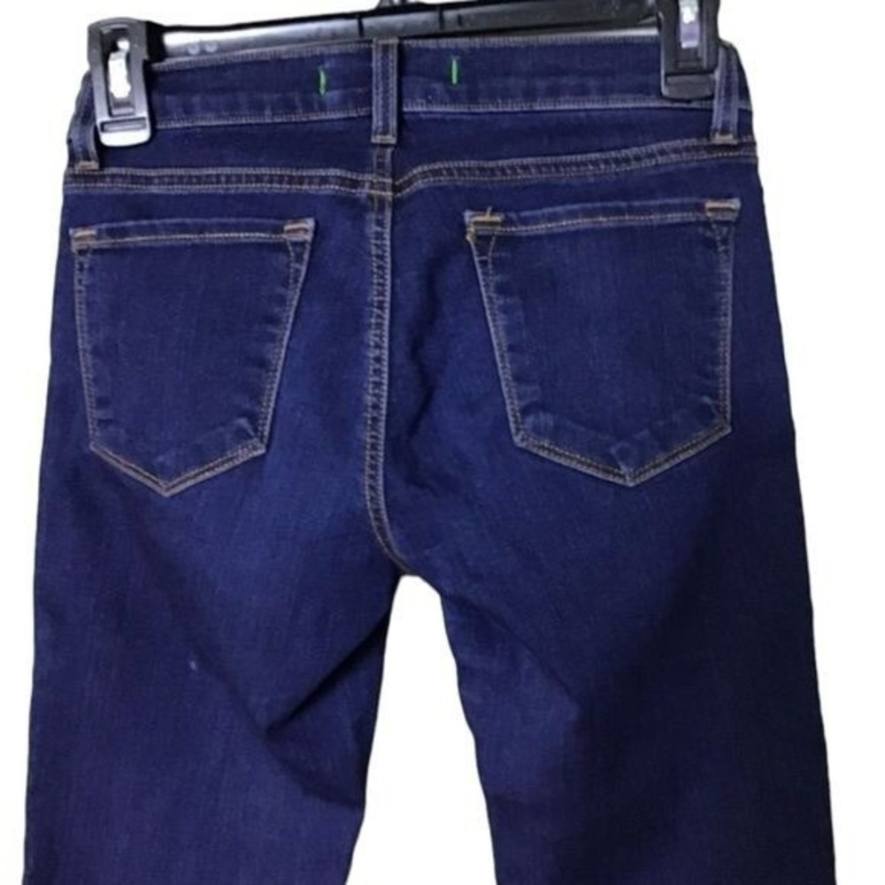 J Brand Women Skinny Leg Jeans Size 24 Low Rise Dark Wash Blue Denim Festival - Picture 5 of 10